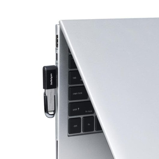 Adaptateur USB-C à USB-A Startech USB31CAADGCPRA coudé compact aluminium noir
