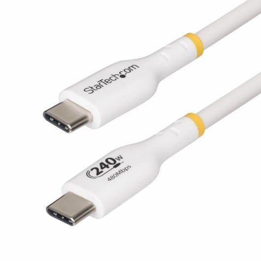 Câble USB-C StarTech.com USB2EPR2MW 2m 240W PD EPR Blanc haute puissance
