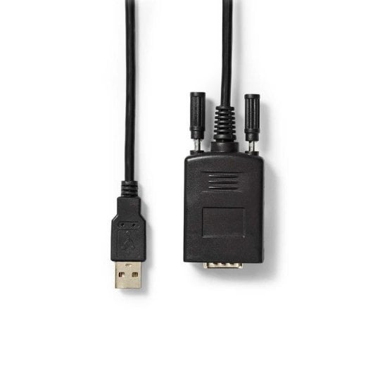 Cable serial Nedis CCGW60852BK09 USB-A a RS232 0,9 m negro