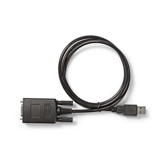 Cable serial Nedis CCGW60852BK09 USB-A a RS232 0,9 m negro