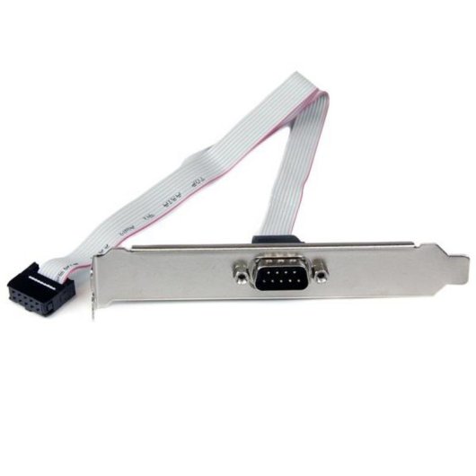 Seriell-Adapter Startech PLATE9M16 IDC10 auf DB9 RS232 40,6 cm grau