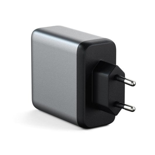 Cargador Satechi ST-UC100WSM 100 W USB-C PD GaN Space Gray rápido