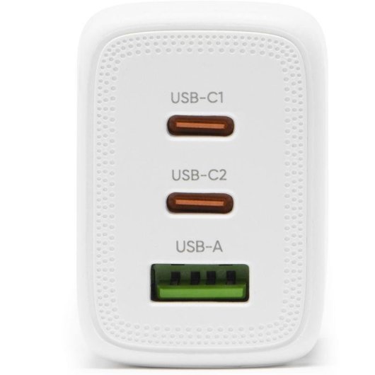 Chargeur Bluestork PW-65-CCA/0C 65W USB-C et USB-A Blanc Compact