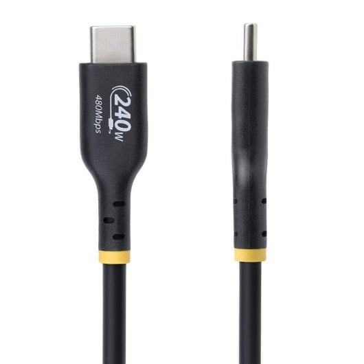 Câble USB-C StarTech.com USB2EPR2M 2 m 240W EPR Charge et Synchro Noir