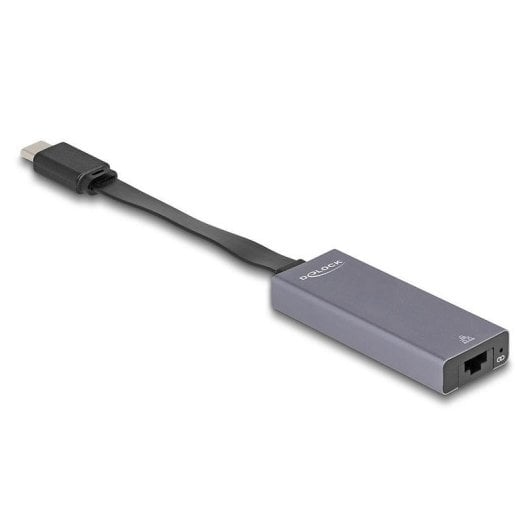 Adattatore USB-C DeLock 66248 2,5Gbps RJ-45 9cm alluminio compatto