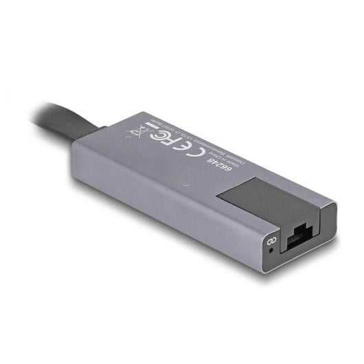 Adattatore USB-C DeLock 66248 2,5Gbps RJ-45 9cm alluminio compatto
