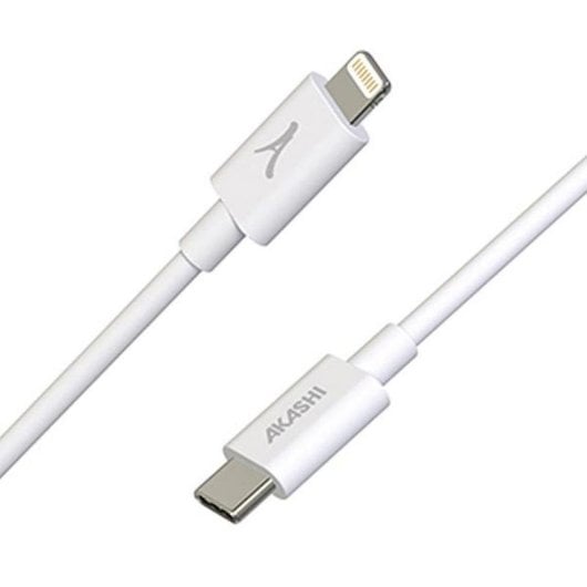 Cavo Akashi ALTECOLITWH USB-C a Lightning 1 m Eco Bianco