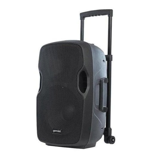 Altavoces Gemini 2 vias Bluetooth 1500W com bateria e sintonizador FM