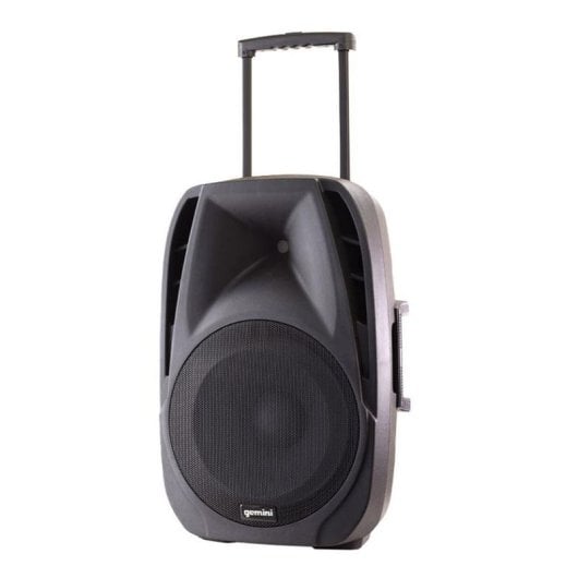 Altavoces Gemini Portátil Bluetooth 800W para exteriores com bateria e microfone