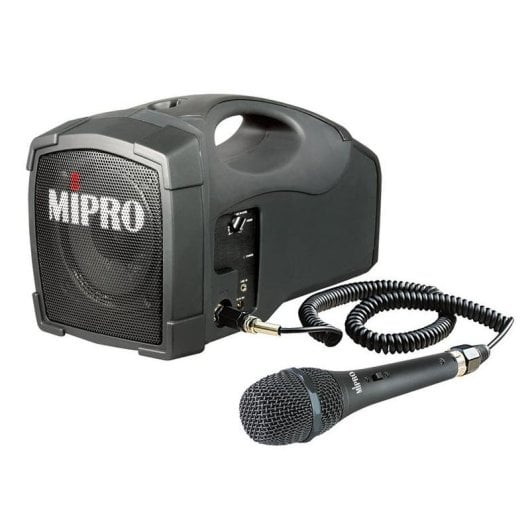 Haut-parleur MiPro Portable Mono Sans Fil 45W avec Micro Câblé
