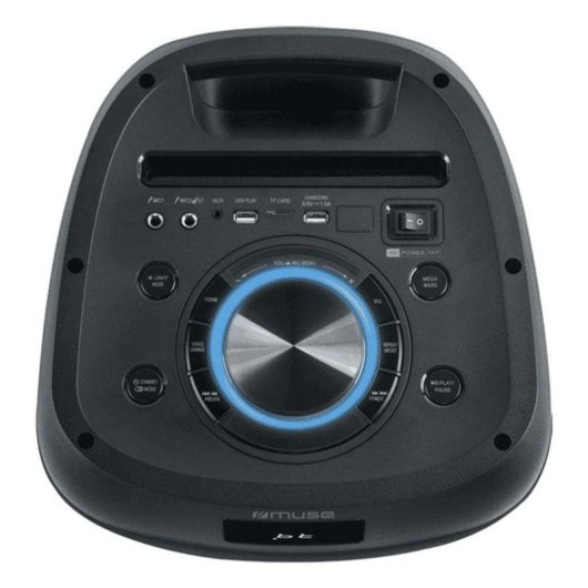 Altavoces Muse Fiesta sans fil 600 W Bluetooth avec effets LED