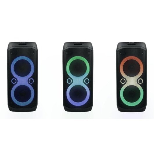 Altavoces Muse Party Speaker Inalámbrico 600W com Bluetooth e LED