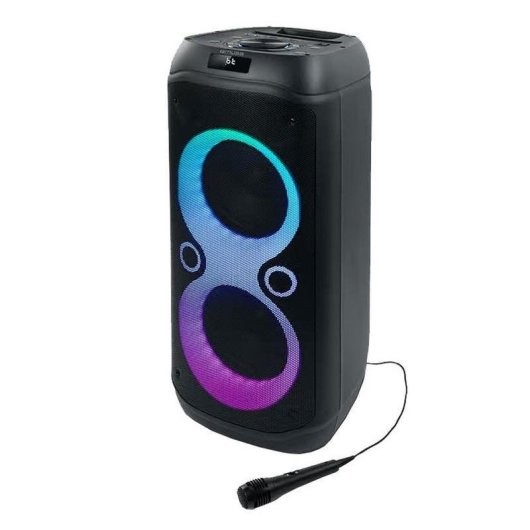 Altavoces Muse Fiesta sans fil 600 W Bluetooth avec effets LED