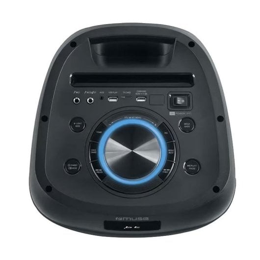 Altavoces Muse Party Speaker Inalámbrico 600W com Bluetooth e LED