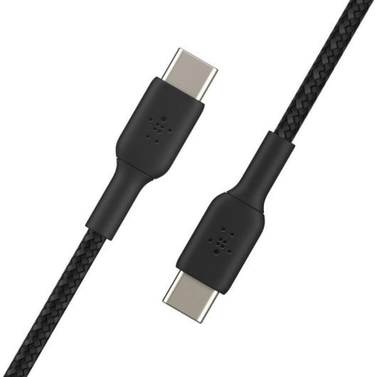 Cavo USB-C Belkin CAB004BT2MBK 2m rivestimento intrecciato nero