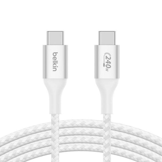 Cavo USB-C Belkin CAB015bt1MWH 1 m 240W PD 3.1 Bianco