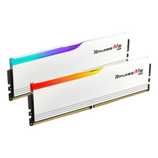 Memoria RAM G.Skill Ripjaws M5 RGB 48GB 2x24GB DDR5 5200MHz CL40 Intel XMP RGB Blanco