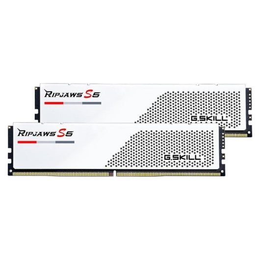 Memoria RAM G.Skill Ripjaws S5 F5-5600J4040C16GX2-RS5W 32GB 2x16GB DDR5 5600MHz CL40 Intel XMP Blanco