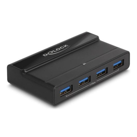 Switch USB DeLock 4 porte 5 Gbps modello 88066 selezione manuale
