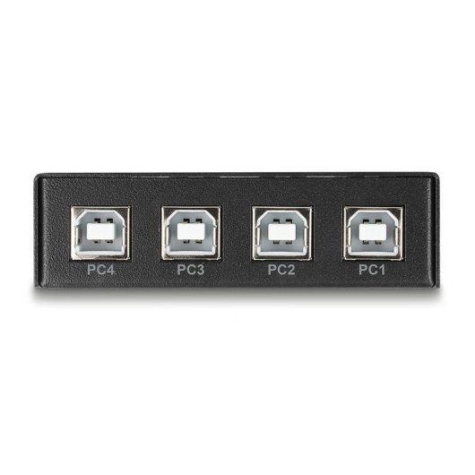Interruptor DeLock 11507 USB 2.0 8 portas Switch Preto