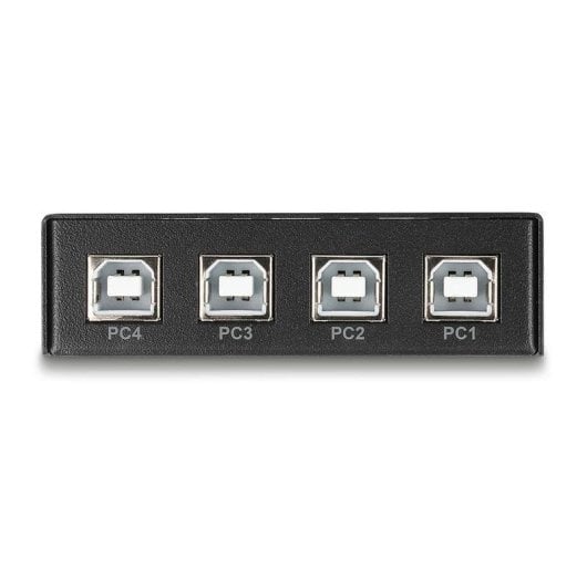 Commutateur USB DeLock 11507 8 ports USB 2.0 0,48 Gbit/s plastique noir