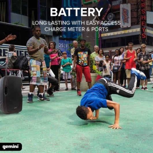 Altifalantes Gemini Full Range Bluetooth 1000W com FM e entrada XLR