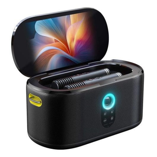Altifalantes Ikarao Karaoke Portátil WiFi Bluetooth 300W Ecrã 10,1" 2 Microfones
