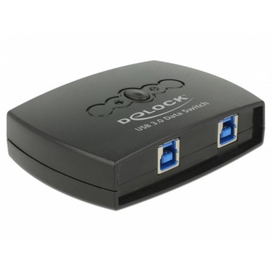 Interruttore USB DeLock 87723 2 Ingressi USB-B 1 Uscita USB-A 5 Gbit/s Nero