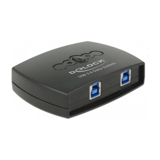 Interruttore USB DeLock 87723 2 Ingressi USB-B 1 Uscita USB-A 5 Gbit/s Nero