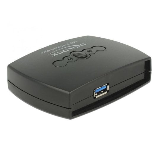 Interruttore USB DeLock 87723 2 Ingressi USB-B 1 Uscita USB-A 5 Gbit/s Nero