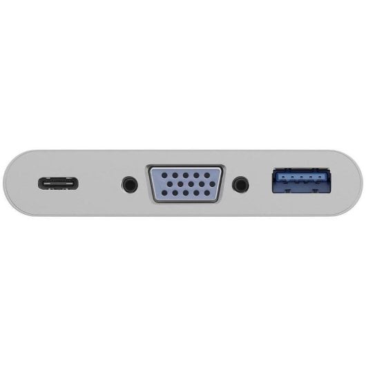 Adapter Goobay 62100 USB-C zu VGA USB-A Weiß 0,15 m