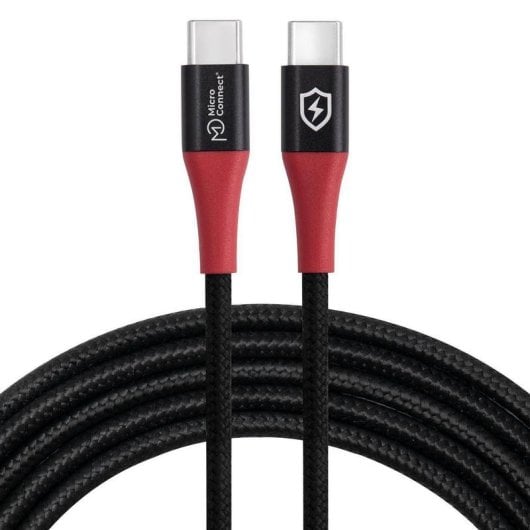Cavo USB-C MicroConnect MC-CUSBC-SC 1,5 m Blocco Dati Nylon Nero