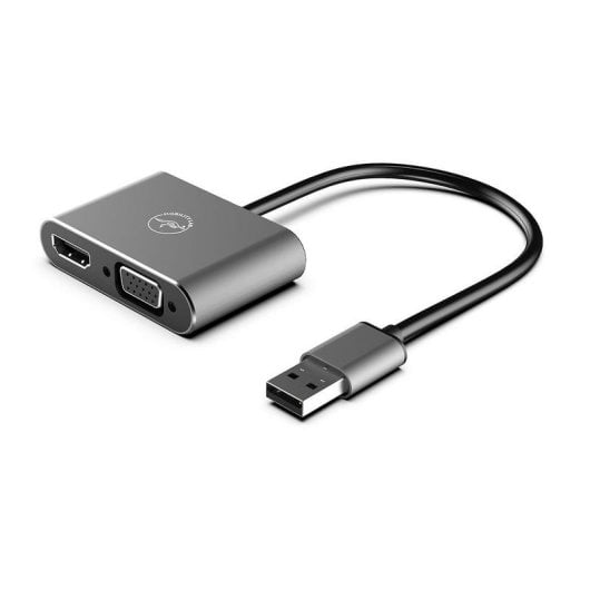 Adaptateur Mobility Lab ML312842 USB-A vers HDMI et VGA 20 cm