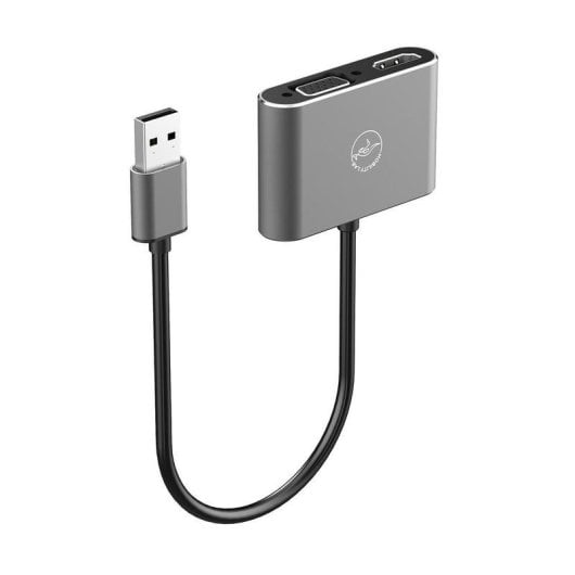 Adaptateur Mobility Lab ML312842 USB-A vers HDMI et VGA 20 cm