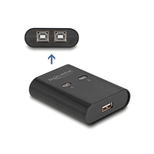 Switch USB DeLock 3 porte 0,48 Gbit/s modello 11503 con LED