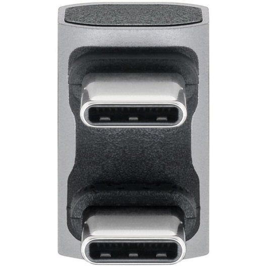 Adattatore USB-C Goobay 74446 Maschio a Maschio Angolato 40Gbps 240W Argento