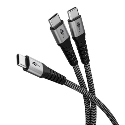 Cable USB-C Goobay 75739 1,5 m Power Delivery 2x USB-C 60 W