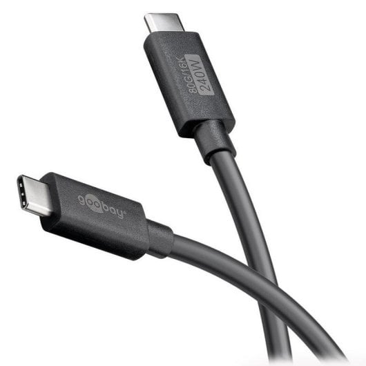 Câble USB-C Goobay 74376 USB 4 2.0 Power Delivery 1,2 m 240W