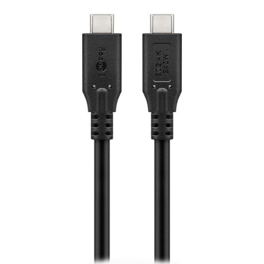 Cavo USB Goobay 74186 USB-C/USB-C 0,5 m Power Delivery 240W USB4 Gen2x2
