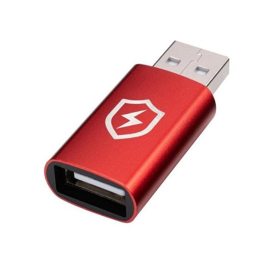 Adaptador USB A MicroConnect MC-AAADAP-SC Safe Charge bloqueo de datos rojo