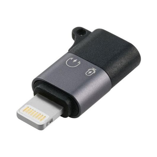 Cambiador de género MicroConnect MC-USBCLIGHT USB-C hembra a Lightning macho plata