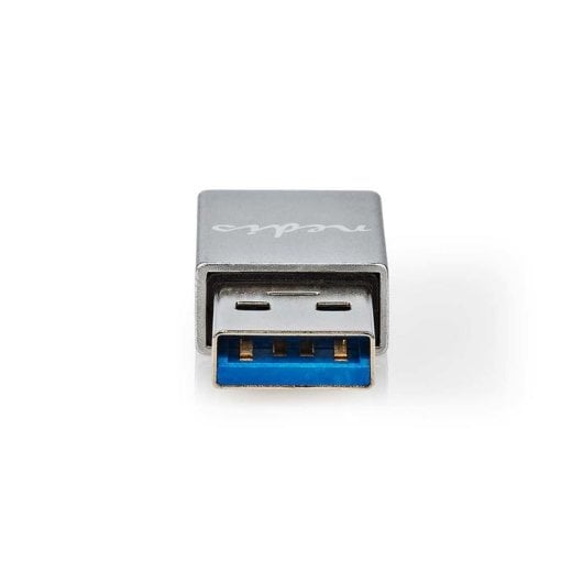 Adattatore USB NEDIS CCGB60925GY USB-A Maschio a USB-C Femmina 5Gbps Metallo