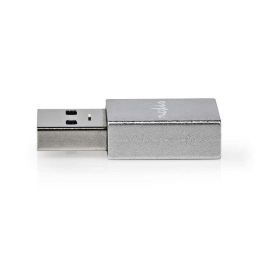 Adattatore USB NEDIS CCGB60925GY USB-A Maschio a USB-C Femmina 5Gbps Metallo
