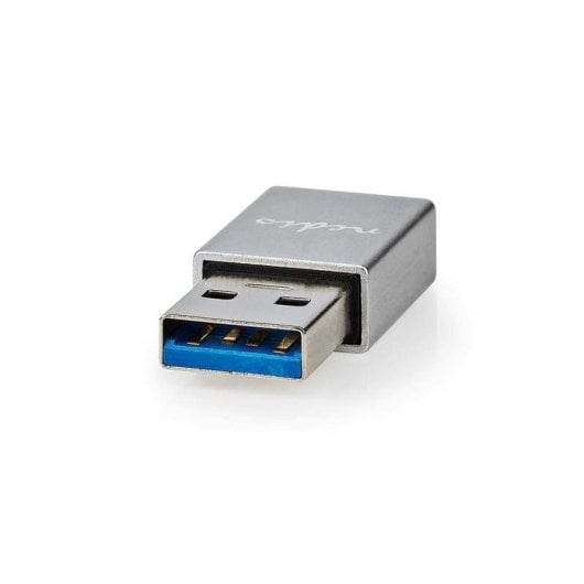 Adattatore USB NEDIS CCGB60925GY USB-A Maschio a USB-C Femmina 5Gbps Metallo