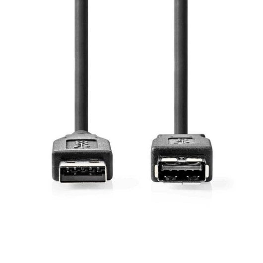 Cavo USB Nedis CCGL61010BK30 3m USB-A Maschio/Femmina USB 3.2 Nero