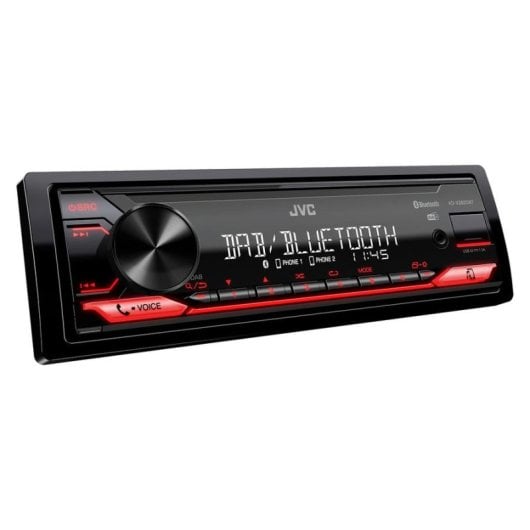 Receptor multimedia JVC KD-X282DBT 1 DIN Bluetooth DAB+ 4x50W USB AUX Panel extraíble
