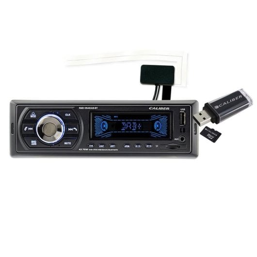 Autoradio Caliber RMD054DAB-BT Bluetooth DAB+ USB SD Mando a distancia 4x75W