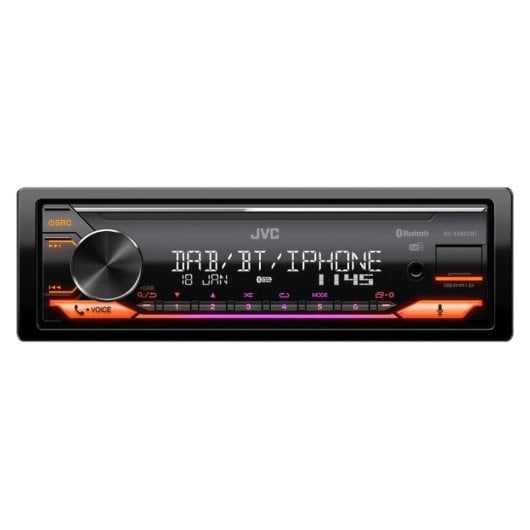 Radio de coche JVC KD-X482DBT 1 DIN Bluetooth USB Alexa FM DAB+