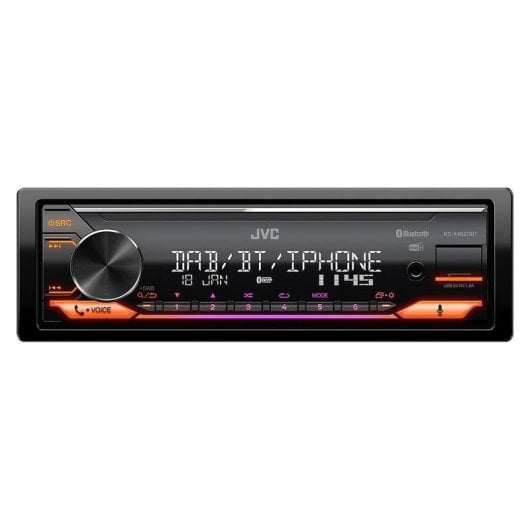 Radio de coche JVC KD-X482DBT 1 DIN Bluetooth USB Alexa FM DAB+