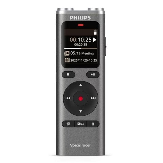 Enregistreur Audio Philips DVT2075 8GB MicroSD Stéréo USB